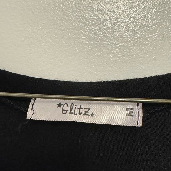Glitz t-shirt, black - Picture 2 of 4